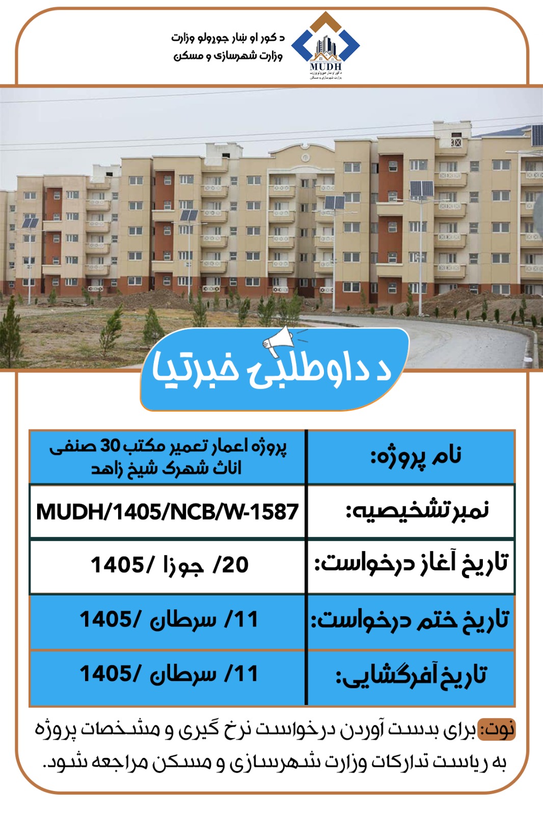 داوطلبی مکتب 30 صنفی اناث شیخ زاهد